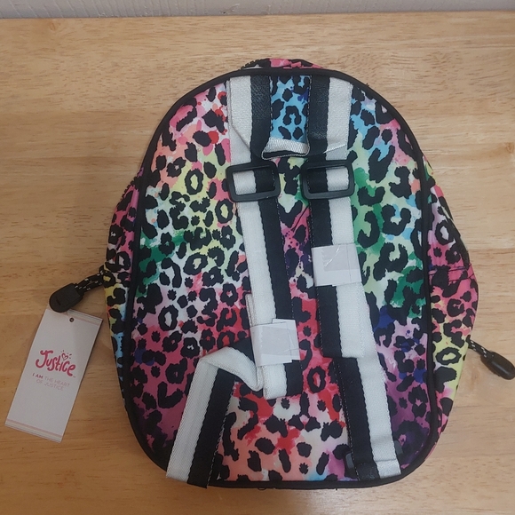 NWT Girl's Justice Sport Mini Backback Purse/Bag Multicolored Animal Print - Picture 7 of 10